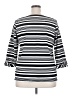 Talbots 100% Cotton Black 3/4 Sleeve Top Size 2X - photo 2