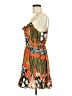 XXI 100% Polyester Tropical Orange Cocktail Dress Size M - photo 5