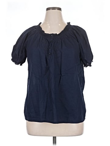 Laura Scott Short Sleeve Blouse (view 1)