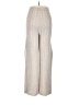 Happily Grey Chevron-herringbone Tan Ivory Casual Pants Size M - photo 2