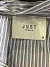 Just Female Stripes Silver Long Sleeve Blouse Size XS - photo 7