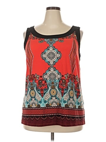 Roz & Ali Sleeveless Blouse (view 1)