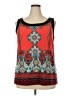 Roz & Ali Red Sleeveless Blouse Size 2X - photo 1