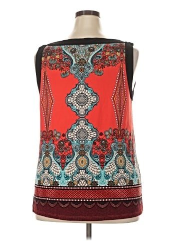 Roz & Ali Sleeveless Blouse (view 2)