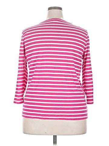 Chaps 3/4 Sleeve Top (view 2)