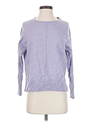 Aqua Cashmere Pullover Sweater (view 1)