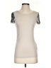 Armani Exchange 100% Lyocell Silver Short Sleeve Top Size XS - photo 1