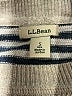 L.L.Bean 100% Cotton Stripes Gray Pullover Sweater Size S - photo 7
