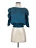 Paper Crane Teal 3/4 Sleeve Blouse Size S (estimated) - photo 1