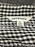 Max Studio Checkered-gingham Silver Long Sleeve Blouse Size L - photo 7