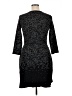AB Studio Tweed Black Cocktail Dress Size XL - photo 2