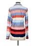 Maeve 100% Rayon Color Block Blue Long Sleeve Blouse Size 4 - photo 2
