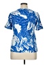 Talbots Tropical Blue Short Sleeve T-Shirt Size 0X - photo 2