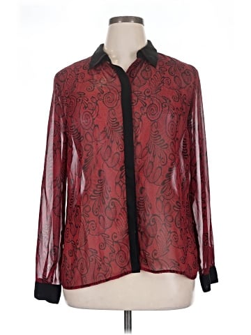 Worthington Long Sleeve Blouse (view 1)