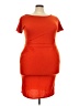 Unbranded Orange Cocktail Dress Size XXL - photo 1