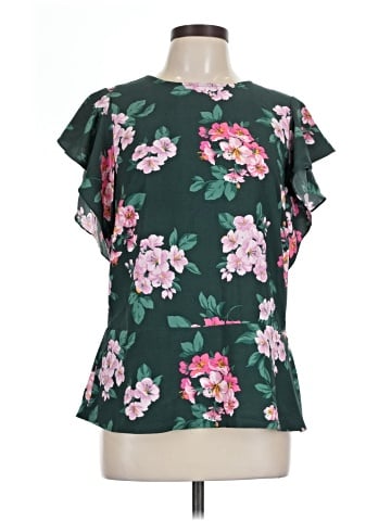 Ann Taylor Short Sleeve Blouse (view 1)