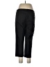 White House Black Market Solid Black Active Pants Size 12 - photo 2