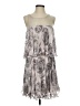 BCBGMAXAZRIA 100% Polyester Paisley Gray Cocktail Dress Size 0 - photo 1