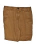 H&M 100% Cotton Solid Brown Khaki Shorts Size 7 - photo 1