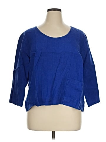 Flax 3/4 Sleeve Top (view 1)
