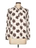 Unbranded Floral Ivory 3/4 Sleeve Blouse Size L (estimated) - photo 1