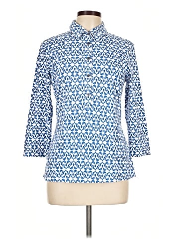 J. McLaughlin 3/4 Sleeve Button-Down Shirt (view 1)
