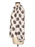 Unbranded Floral Ivory 3/4 Sleeve Blouse Size L (estimated) - photo 5