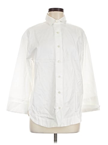 Bagutta Collection 3/4 Sleeve Button-Down Shirt (view 1)
