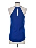 Express 100% Polyester Blue Sleeveless Top Size XS - photo 2