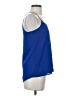 Express 100% Polyester Blue Sleeveless Top Size XS - photo 4