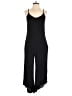 Socialite Solid Black Jumpsuit Size M - photo 1