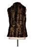 Ellen Tracy Brown Faux Fur Vest Size XL - photo 2