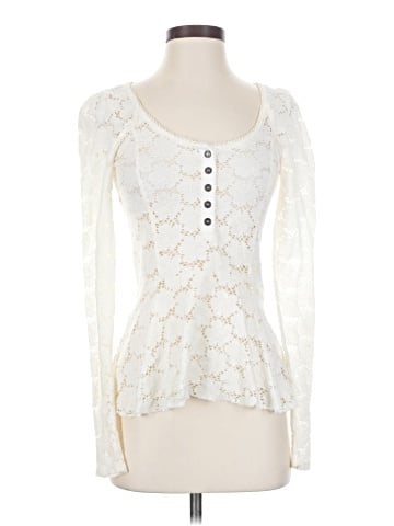 Free People Long Sleeve Henley (view 1)