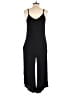 Socialite Solid Black Jumpsuit Size M - photo 2