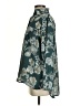 Elan 100% Polyester Floral Green Long Sleeve Blouse Size S - photo 5