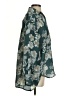 Elan 100% Polyester Floral Green Long Sleeve Blouse Size S - photo 4