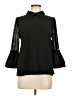 Gracia Black 3/4 Sleeve Blouse Size M - photo 1