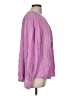 Easel Purple Long Sleeve Blouse Size M - photo 4
