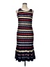 DressBarn Chevron-herringbone Blue Cocktail Dress Size 16 - photo 1