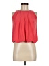 Un Deux Trois Red Sleeveless Blouse Size 8 - photo 1