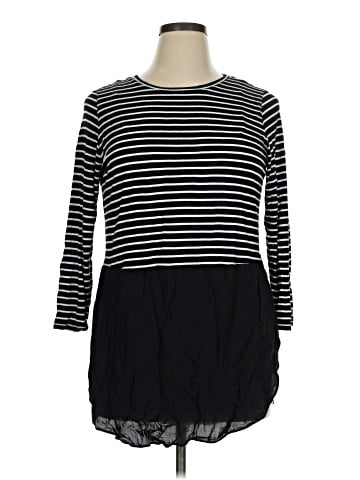 TWO by Vince Camuto 3/4 Sleeve T-Shirt (view 1)