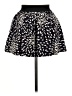 Aqua 100% Rayon Print Black Casual Skirt Size M - photo 1