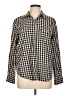 Chaps 100% Cotton Checkered-gingham Black Long Sleeve Button-Down Shirt Size L - photo 1