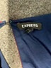 Express 100% Polyester Stripes Blue Black Casual Dress Size XL - photo 7