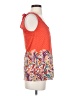 Akemi + Kin 100% Cotton Orange Sleeveless Blouse Size XS - photo 4