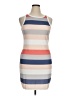 Unbranded Color Block Gray Casual Dress Size XL - photo 1