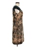 Connected Apparel Graphic Brown Cocktail Dress Size 8 - photo 4