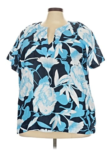 Elie Tahari Short Sleeve Blouse (view 1)