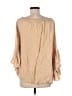 ASPEN Tan 3/4 Sleeve Blouse Size XS - photo 2
