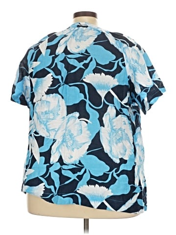 Elie Tahari Short Sleeve Blouse (view 2)